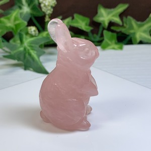 16.可愛いうさぎさん・ローズクォーツ