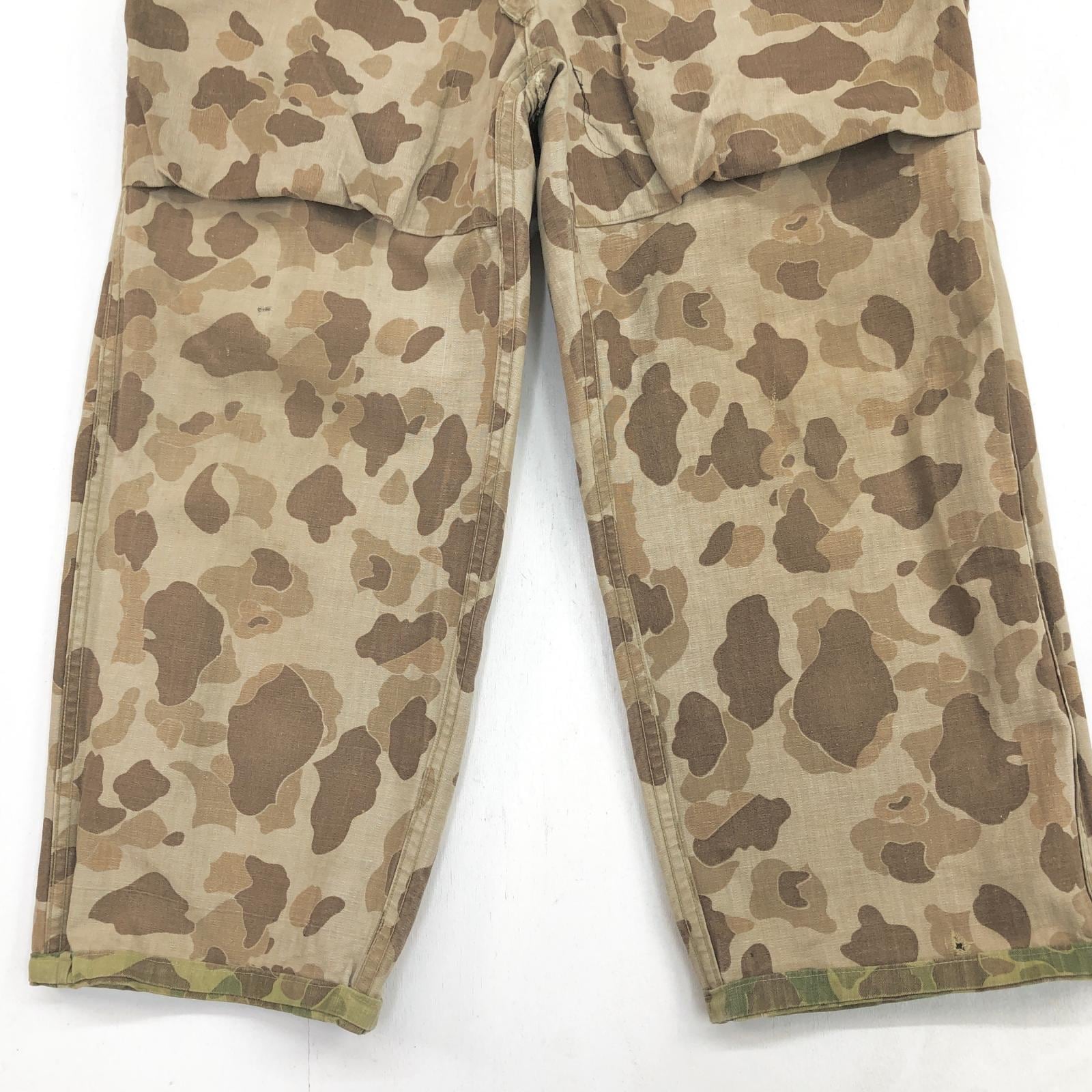 USMC 40年代 WWII HBT ダックハンターカモ パンツ セカンドモデル 2nd