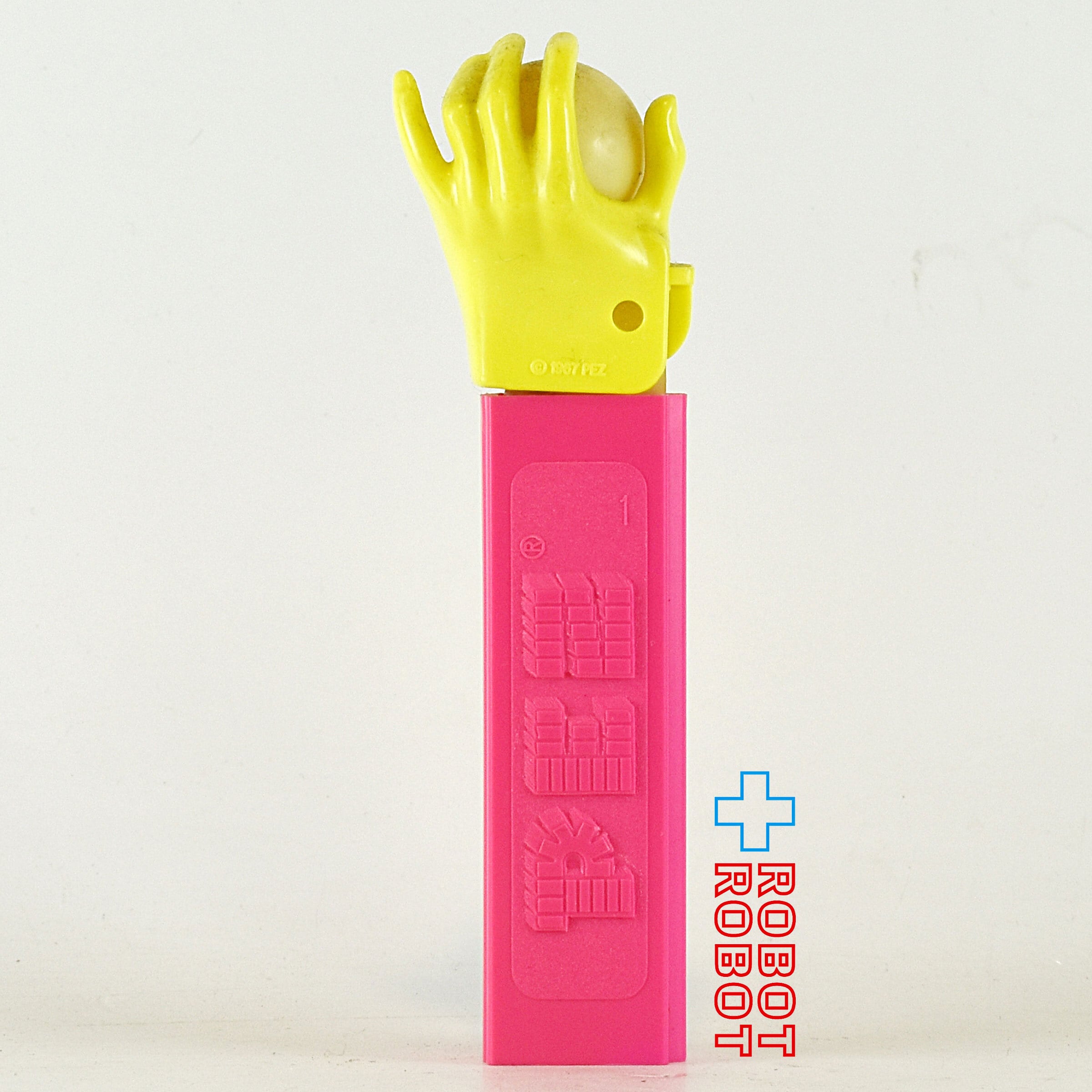 PEZ サイケデリックアイ ネオンカラー 黄ハンド/ピンクステム | ROBOTROBOT