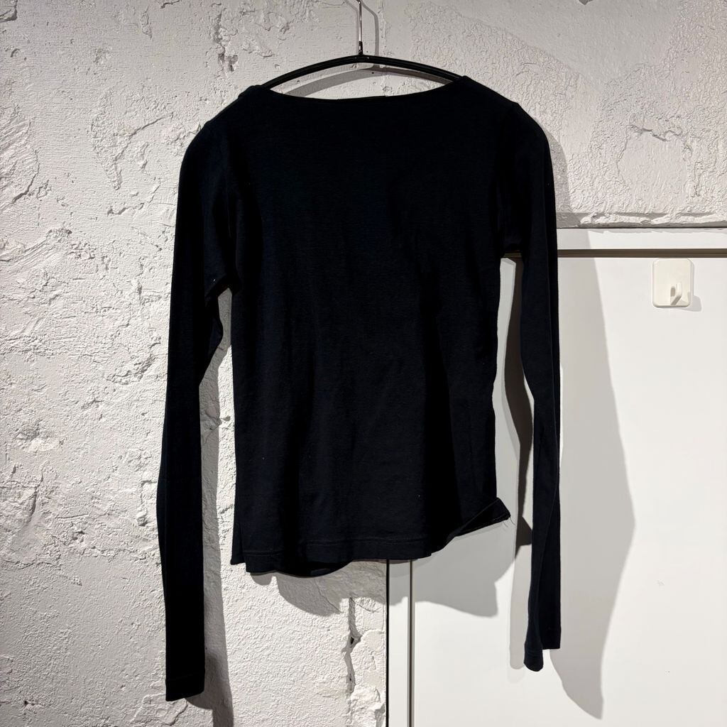 HELMUT LANG ボンテージ カットソー Tシャツ ブラック HELMUT LANG ヘルムートラング 90's draped bondage knit ボンテージ