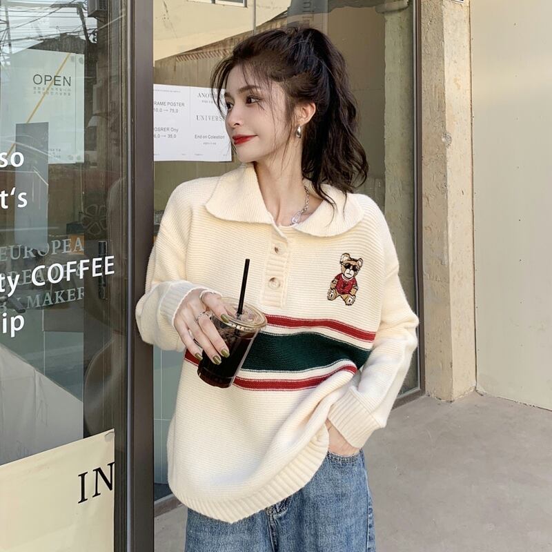 プルオーバー スタイル レトロ スプリング 春物 オータム 秋物 ウィンター 冬物 試着室34721292097