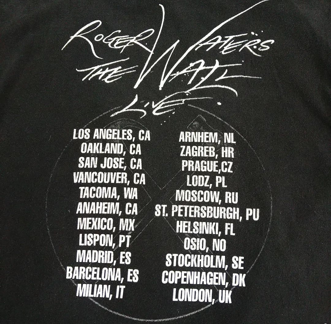 07s pink floyd roger warters the wall live tee 小岩店 | What'z up