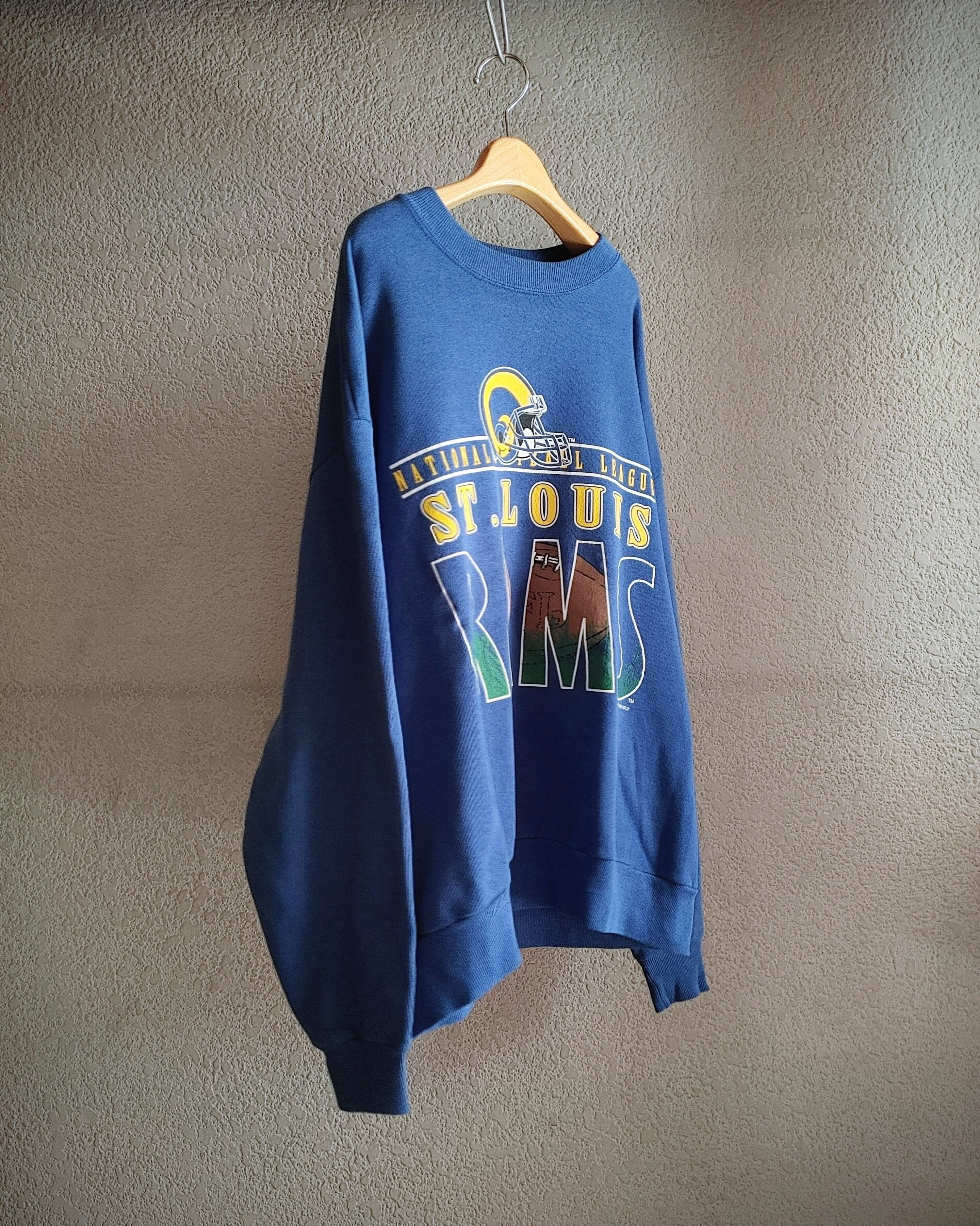 NFL セントルイス・ラムズ ジャケット 2XL 90s ヴィンテージ 刺繍ロゴ NFL セントルイス・ラムズ ジャケット 2XL 90s ヴィンテージ 刺繍ロゴ