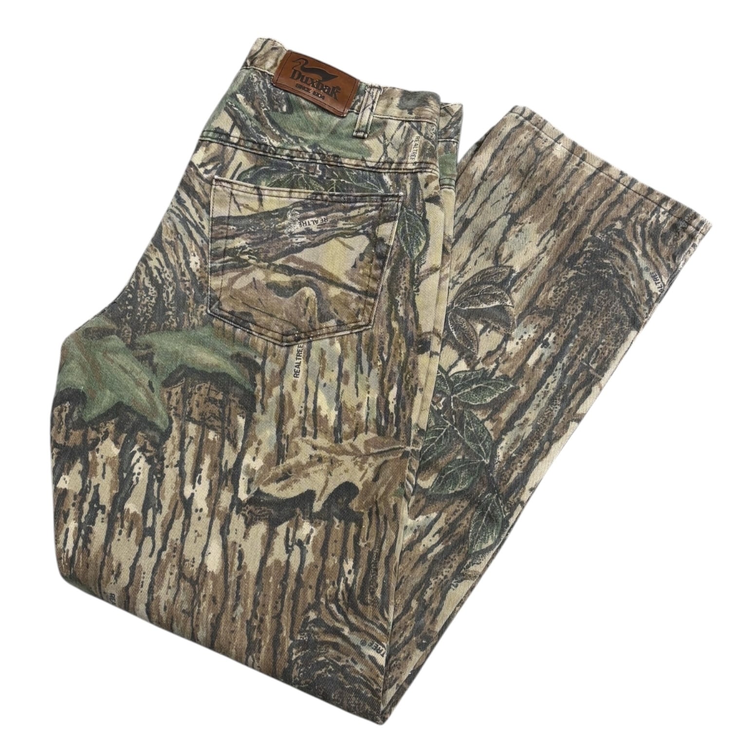 90's USA製 Duxbak Realtree Camo 5Pocket Pants W34 / ダックスバック