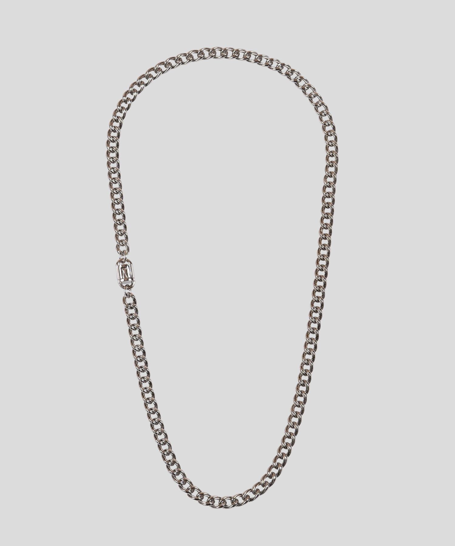 50cm CONNECTOR FLAT LINK CHAIN-SILVER［REA203］