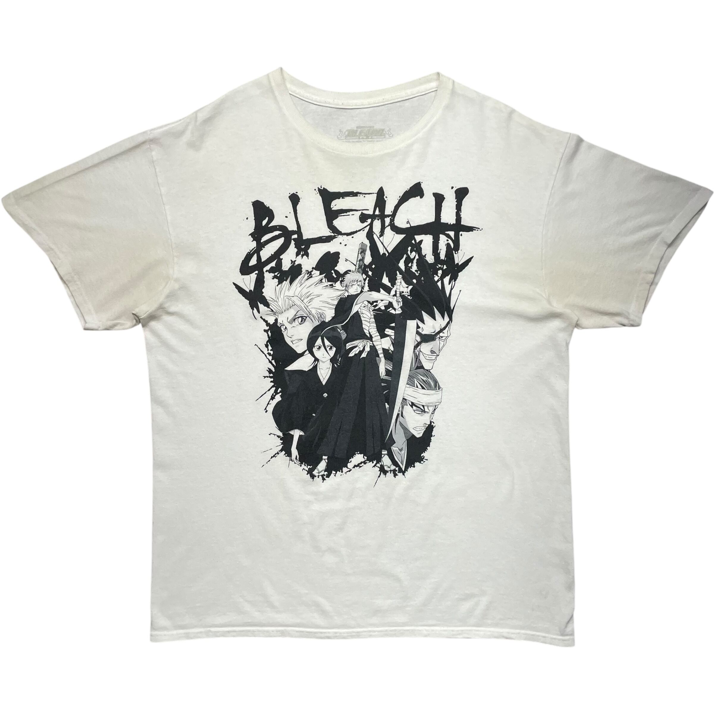《L》BLEACH Tシャツ プリント ホワイト no.7267