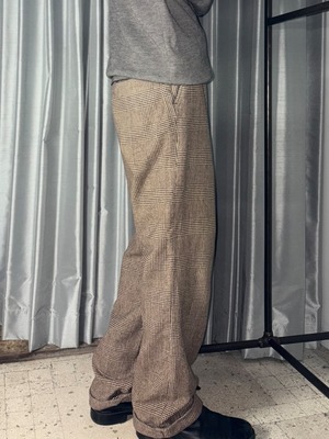 vintage 1960’s houndstooth pattern wool slacks