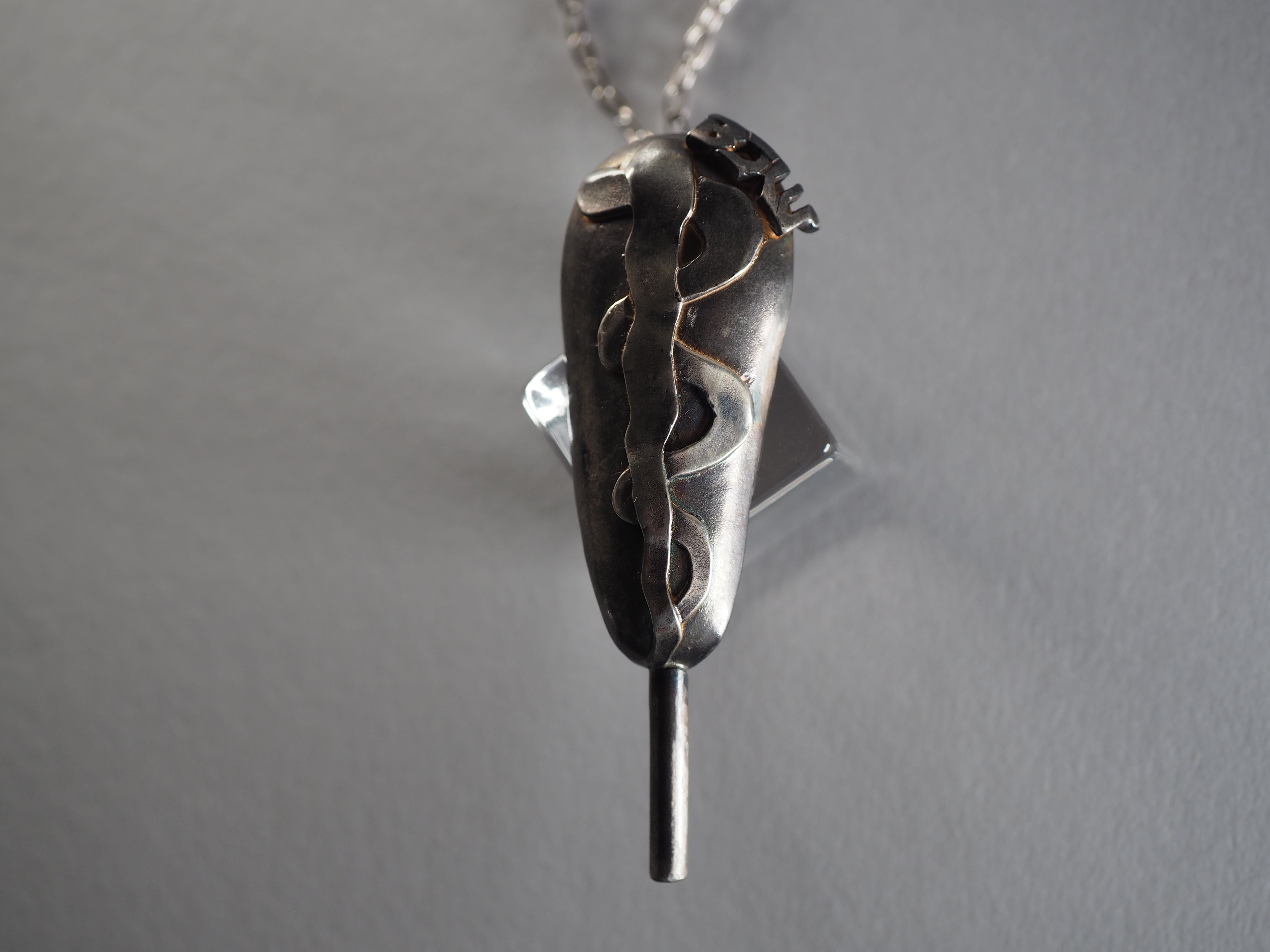 大日本プロレス公式グッズ 世界一固いフランク ネックレス（シルバー