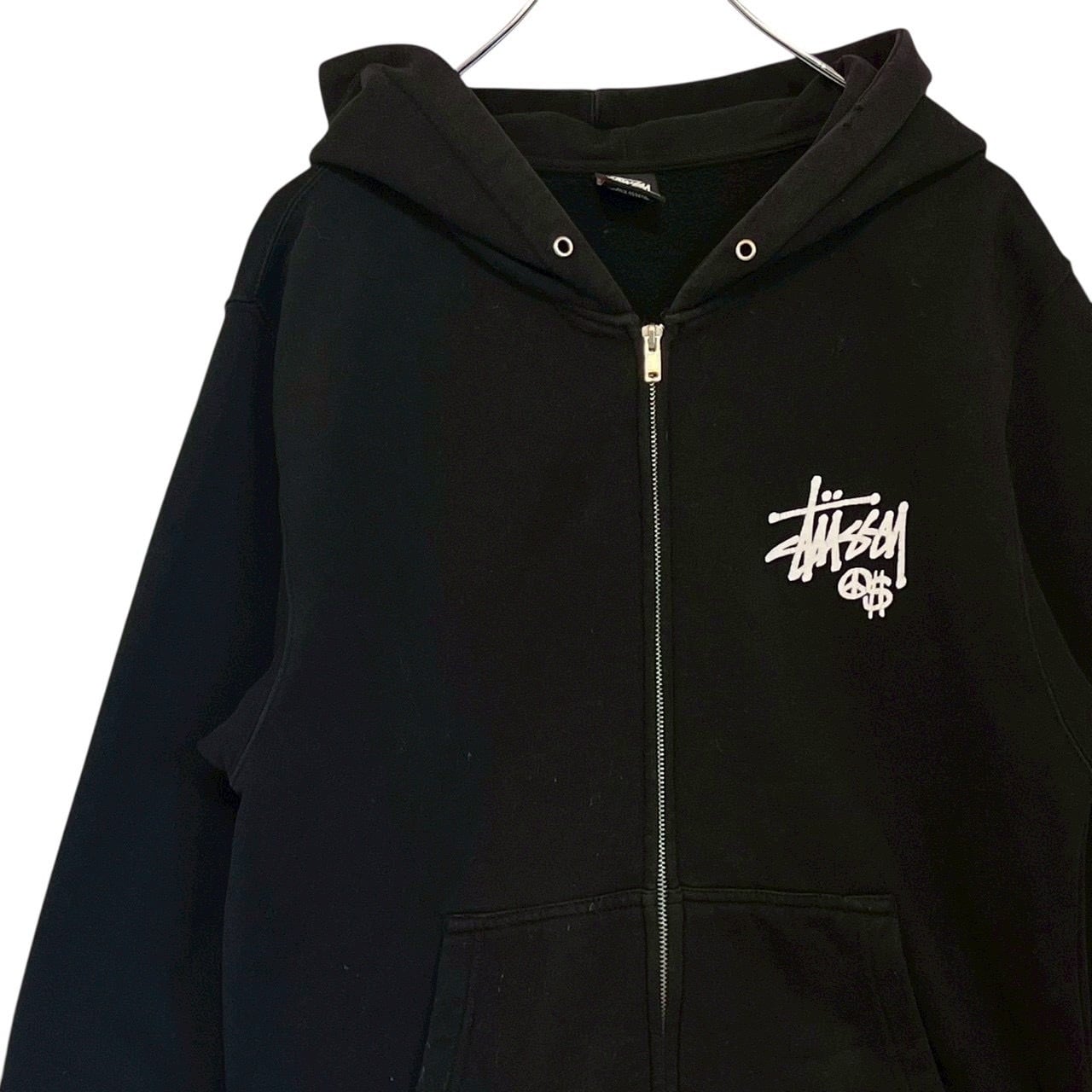 stussy ステューシー カバーオール L プリントロゴ ワンポイントロゴ
