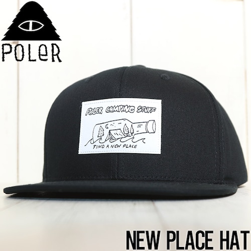 帽子 キャップ スナップバック POLeR ポーラー NEW PLACE HAT 214ACU7202