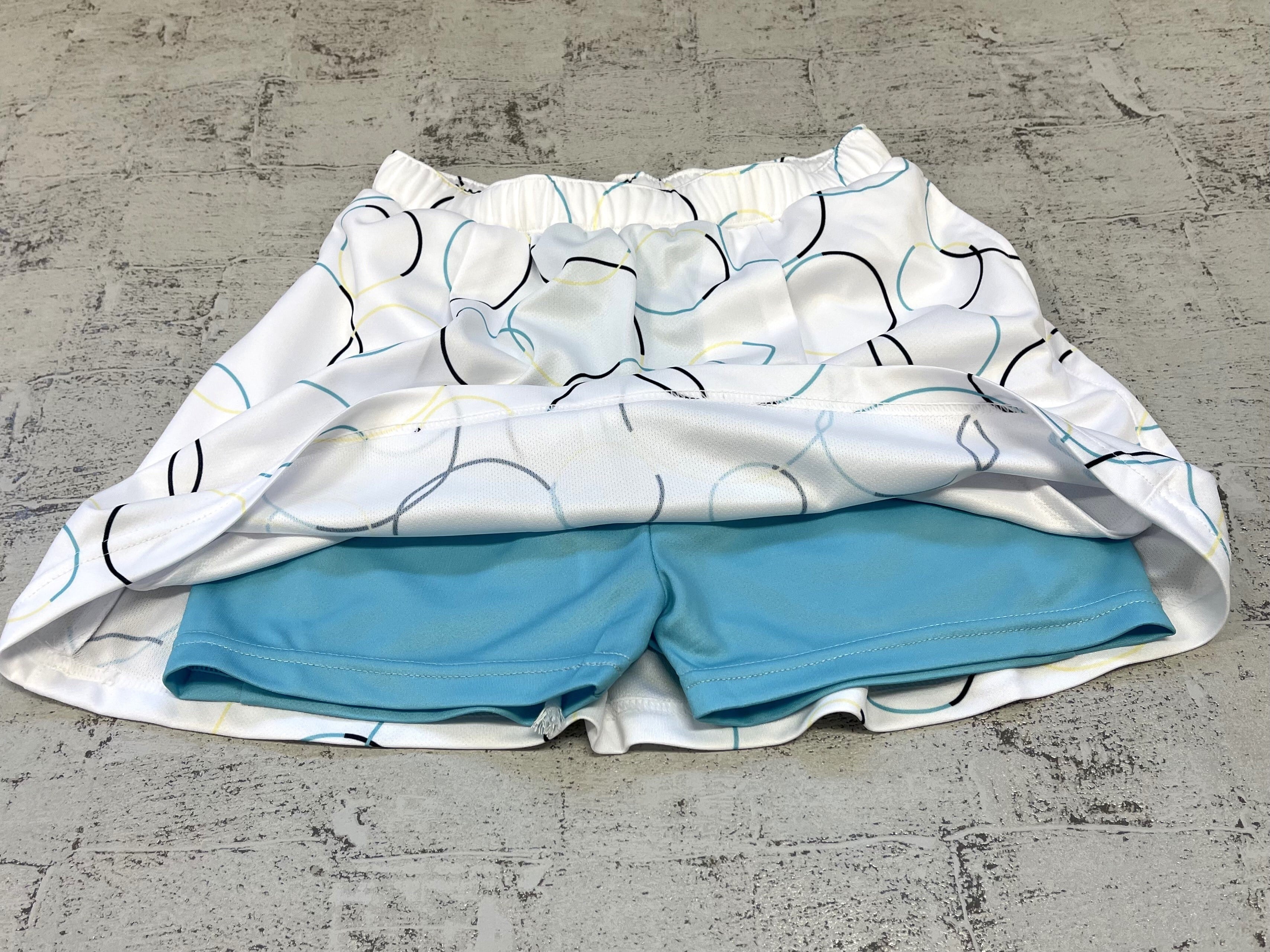 ジュニア 女子 スコート 25JLSKB【white】