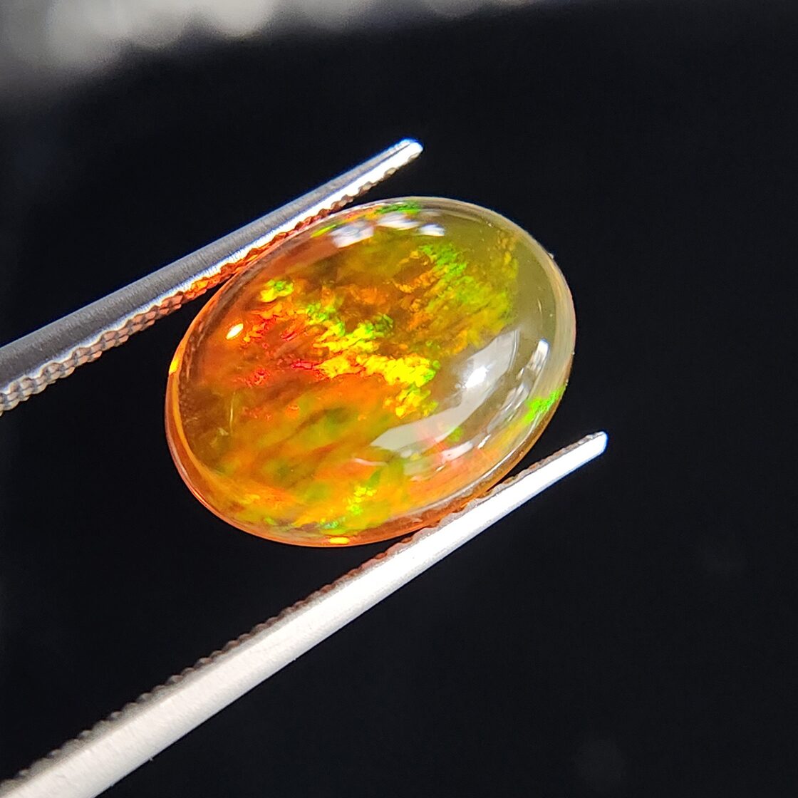 メキシコオパール ファイアオパール 3.111ct オーバル カボション 