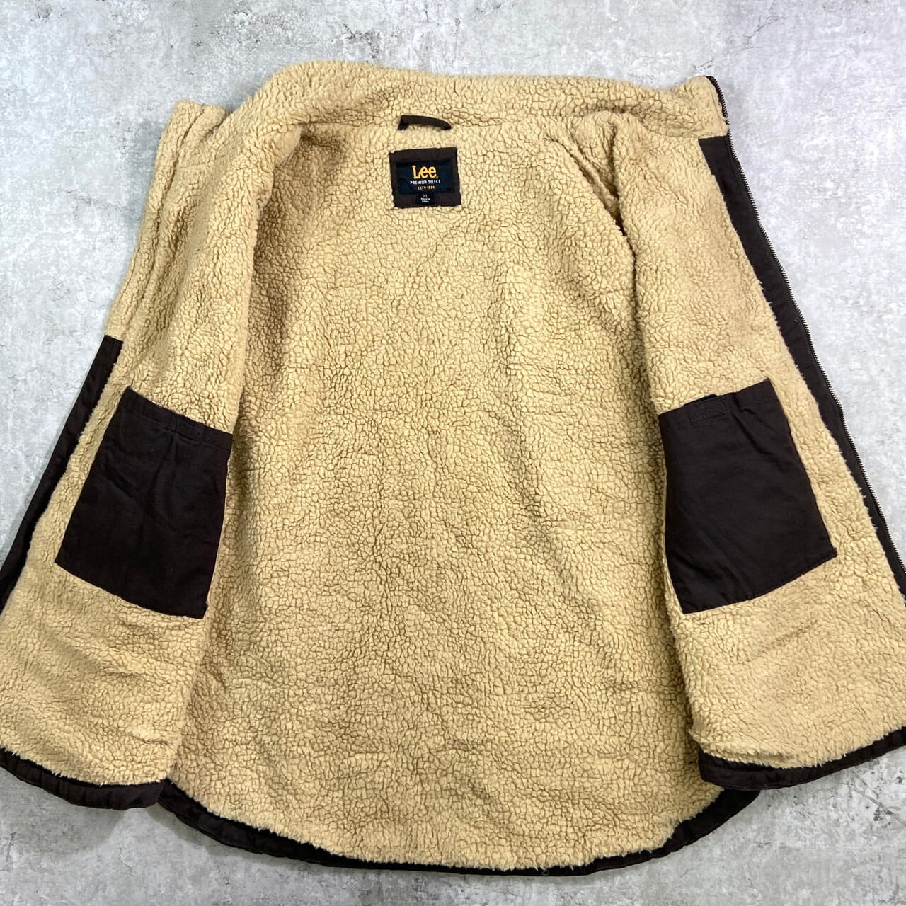 Lee リー PREMIUM SELECT 裏ボア ダックベスト メンズXL 古着 ワーク
