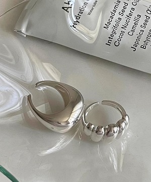 シルバーリング◆2個セット【e-70553】