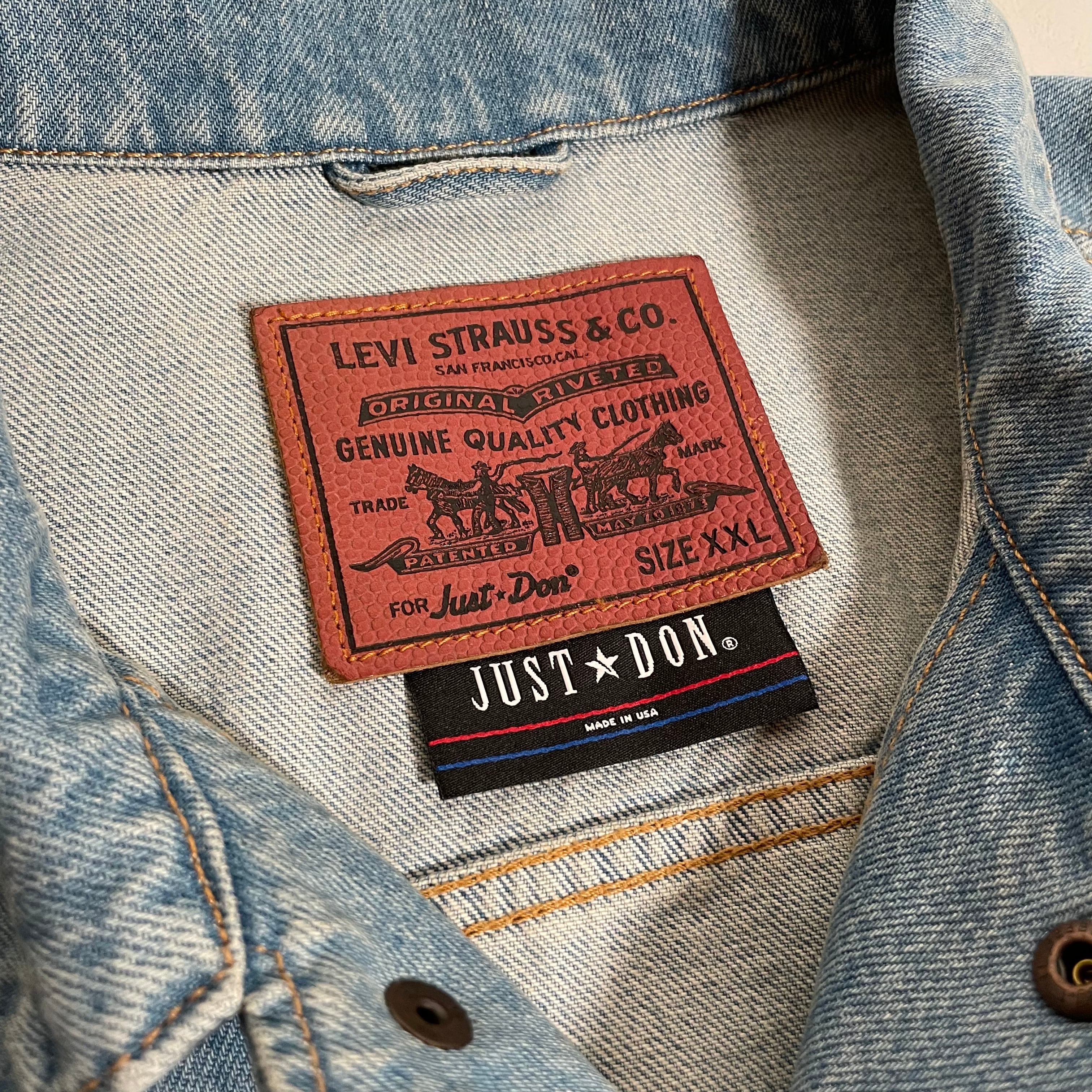 LEVI's × JUST DON NBA レイカーズ デニムジャケット ビッグサイズ