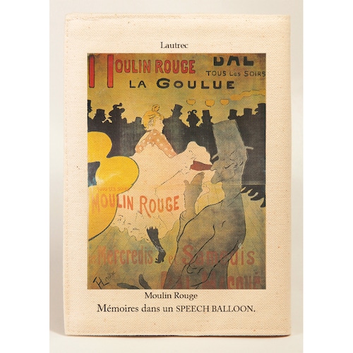 Lautrec（ロートレック）スピーチバルーンのブックカバー