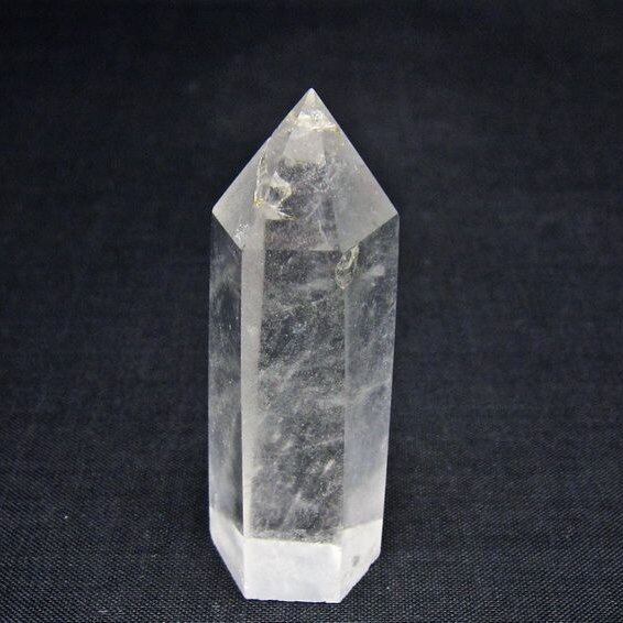 水晶 六角柱 ポイント 置物 一点物 142-10967