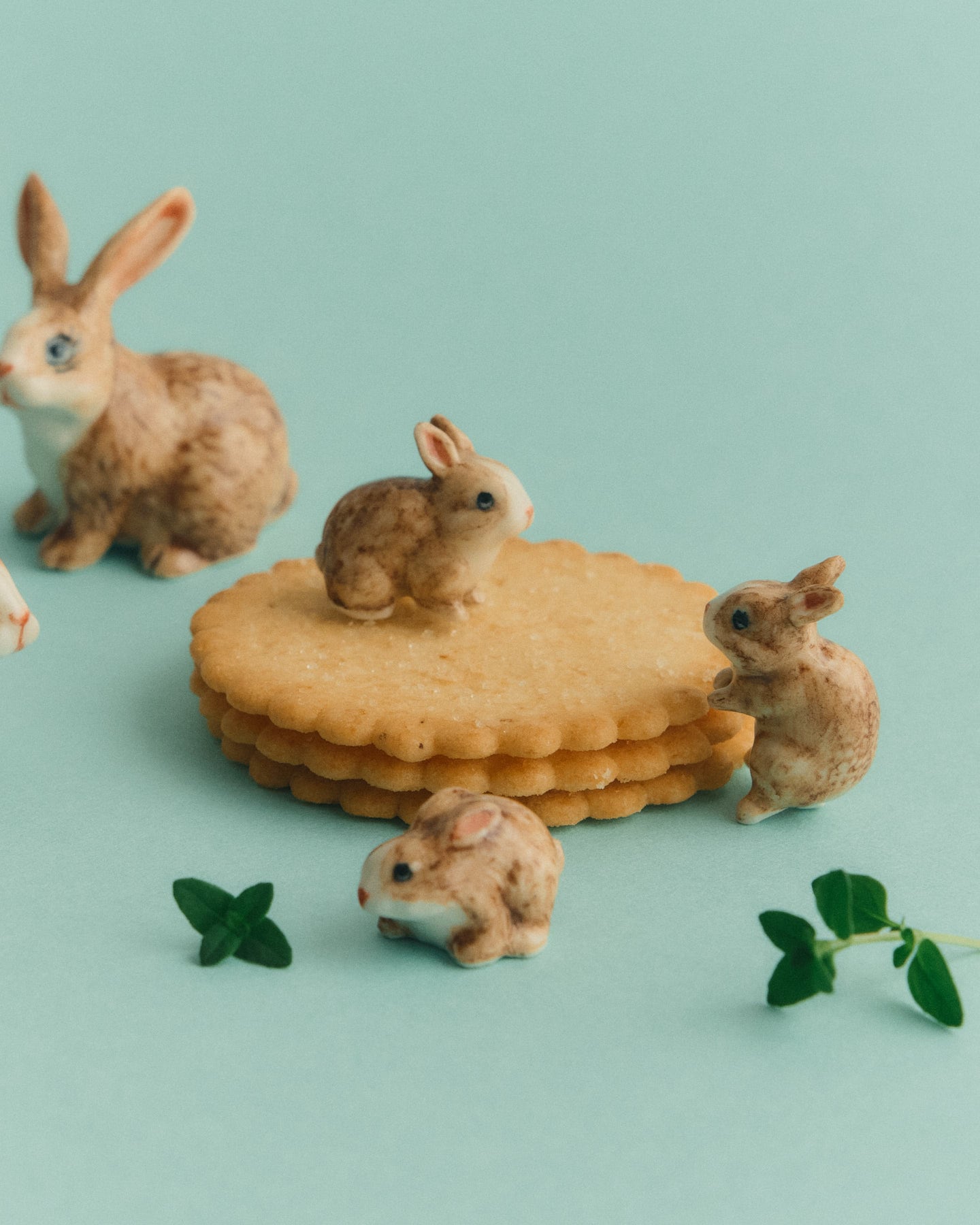 【ミニチュア陶器】 Mini rabbit ~3匹セット~