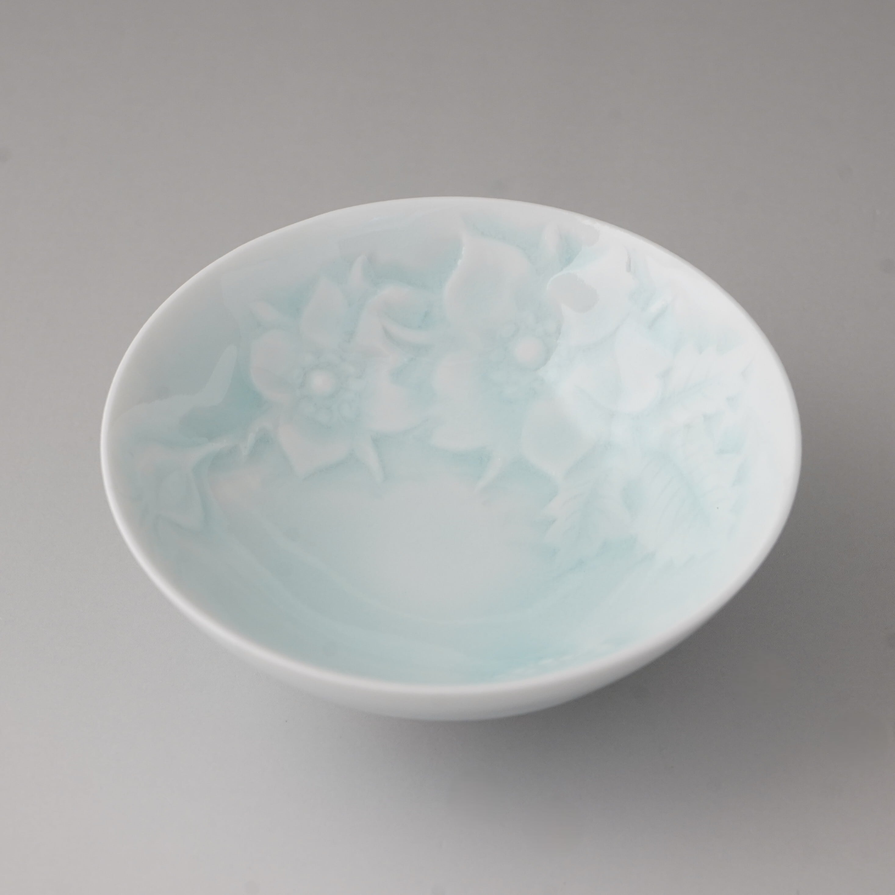 42【倉敷ガラス】小谷眞三 透明波小鉢 6点セット ガラス鉢 / 倉敷