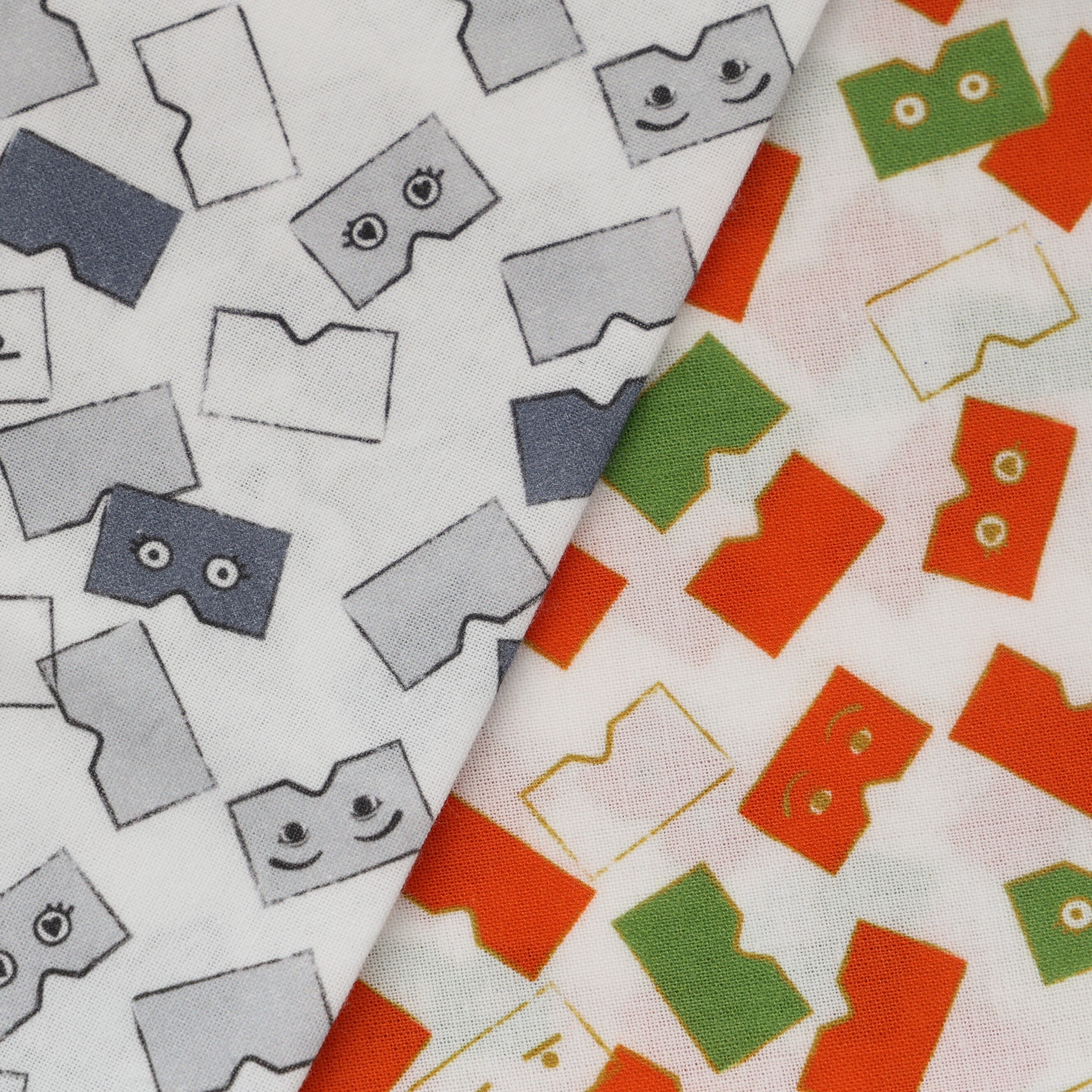 ギフトセット：にわか面 手ぬぐいグレー＆桑茶2袋 セット | OKANO博多