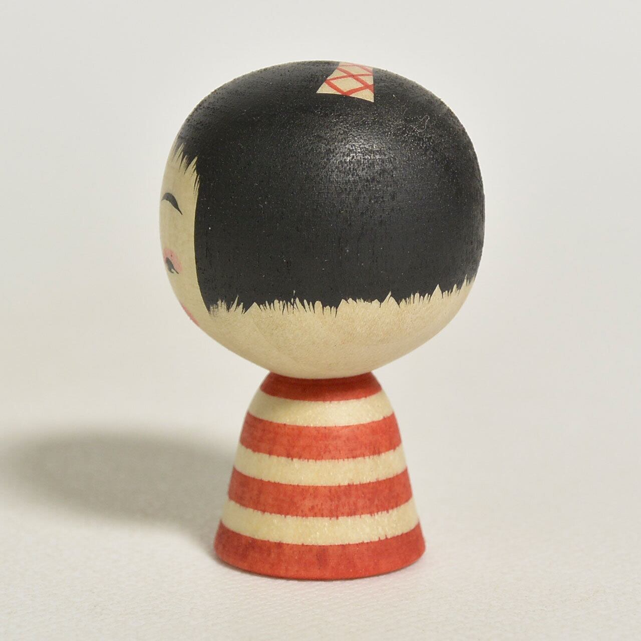 【ミニこけし】鈴木明　工人作 小寸こけし（ミニこけし） 約1寸 約3.5cm 鈴木明 工人（作並系）#2554