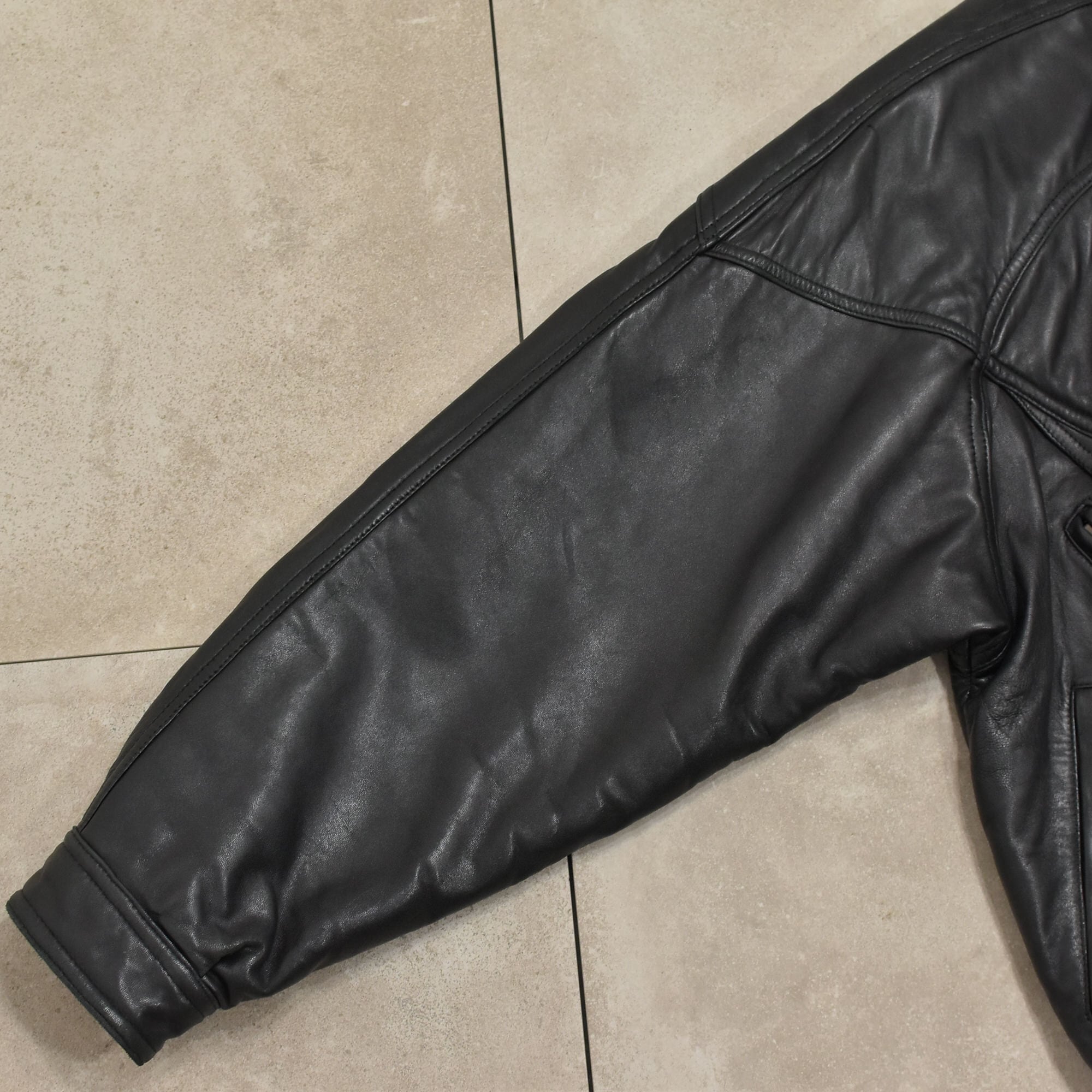 90s BEYOND leather blouson | 古着屋 grin days memory 【公式】古着