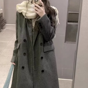 ダブルボタンソリッドコート ・74480