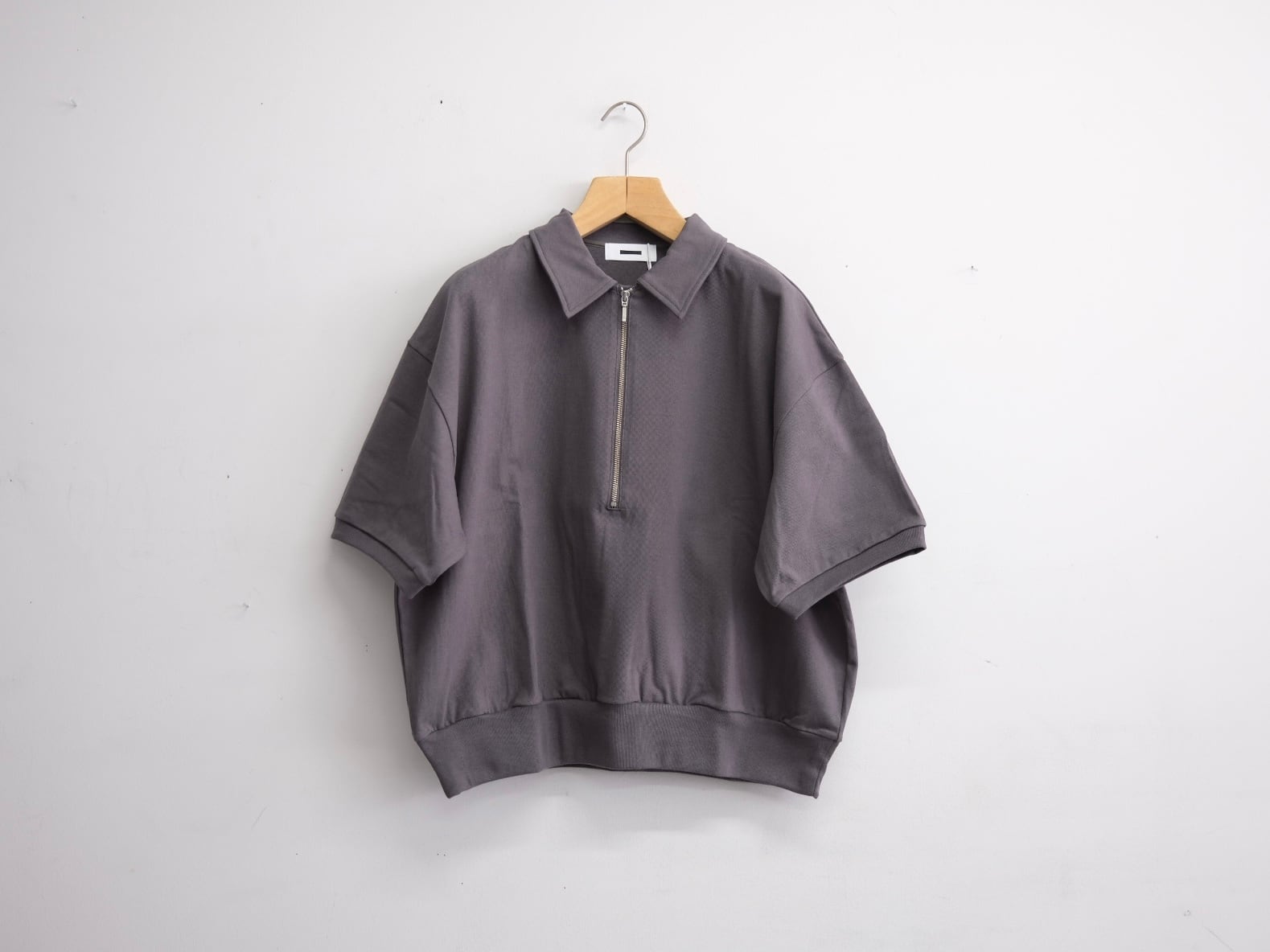 【REVERBERATEリバーバレイト】ZIP LONG SLEEVE POLO REVERBERATE リバーバレイト 24SS ZIP LONG SLEEVE POLO ジップロング