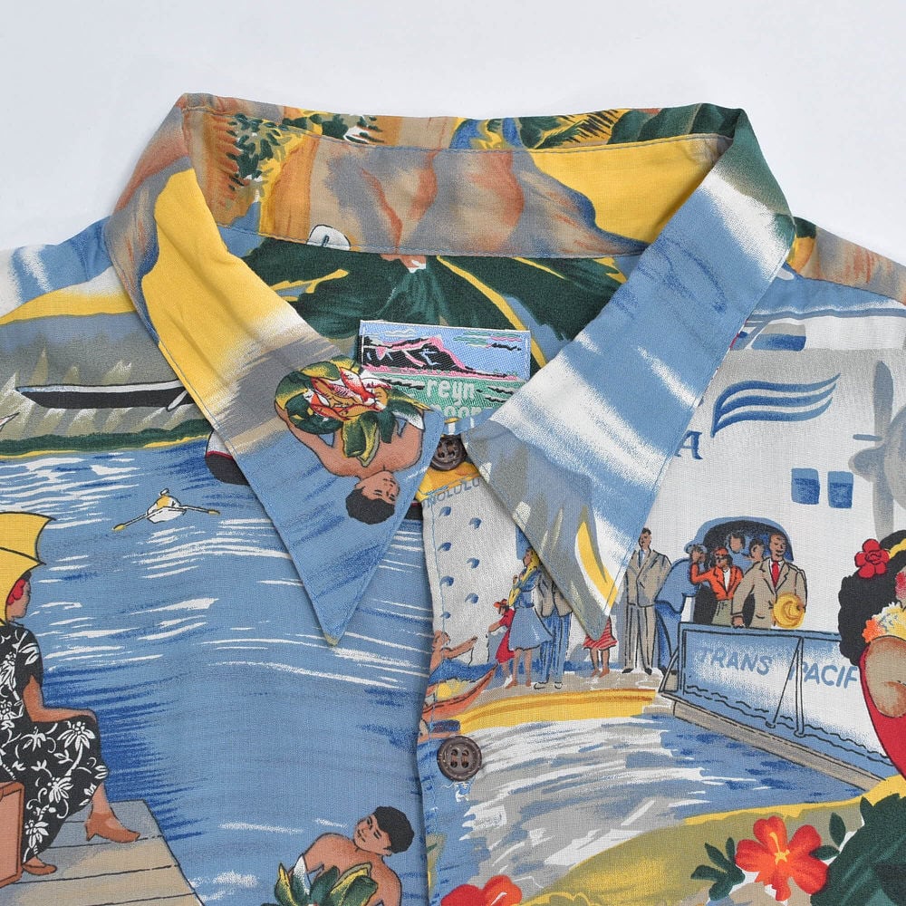 Dead Stock 90s Reyn Spooner レインスプーナー 40sモチーフ 総柄