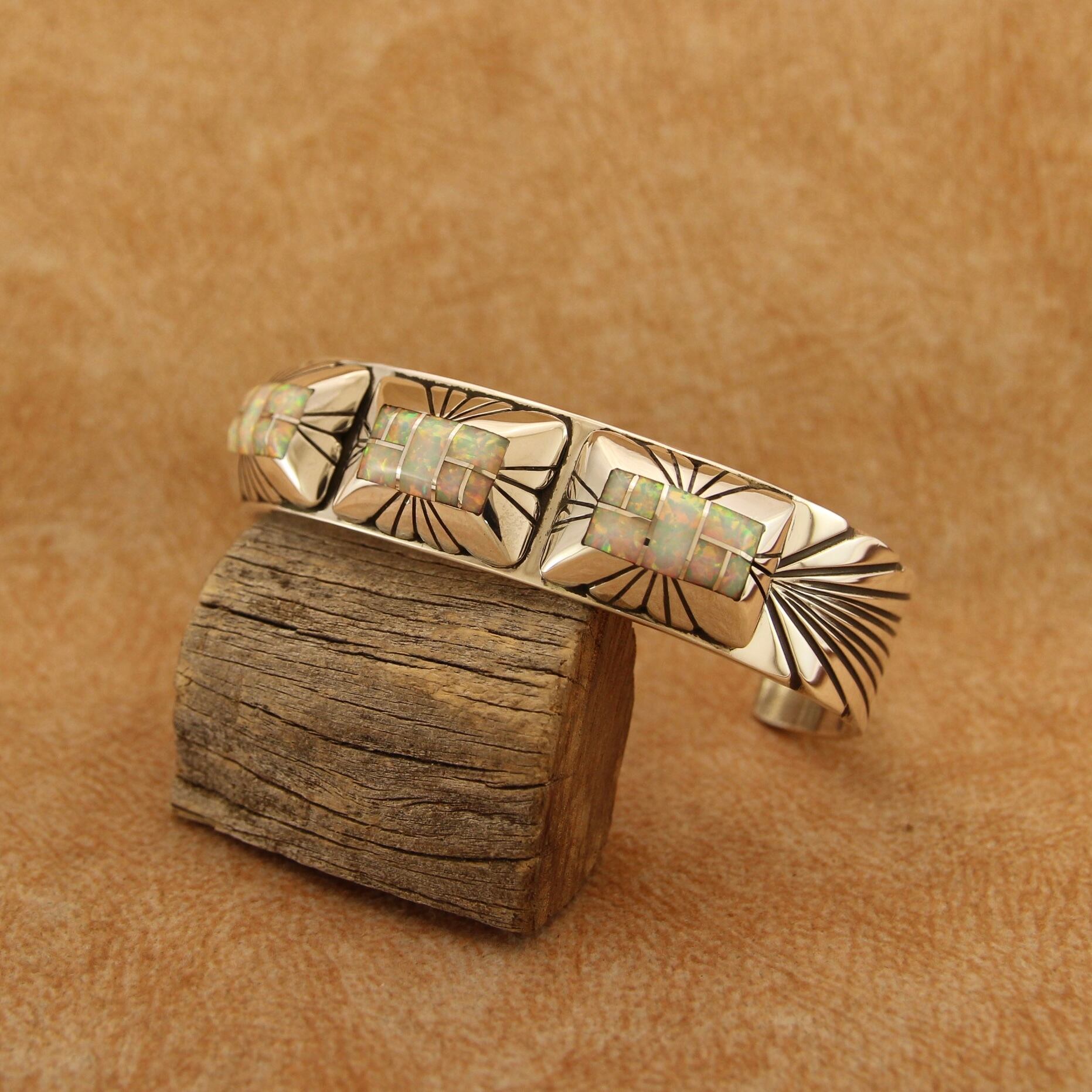 ナバホ族 シルバー製 ポニーテールカフ #13 インディアンジュエリー