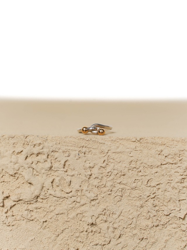 Tiffany＆Co. ティファニー ラブノット（フック＆アイ）コンビ 8号リング