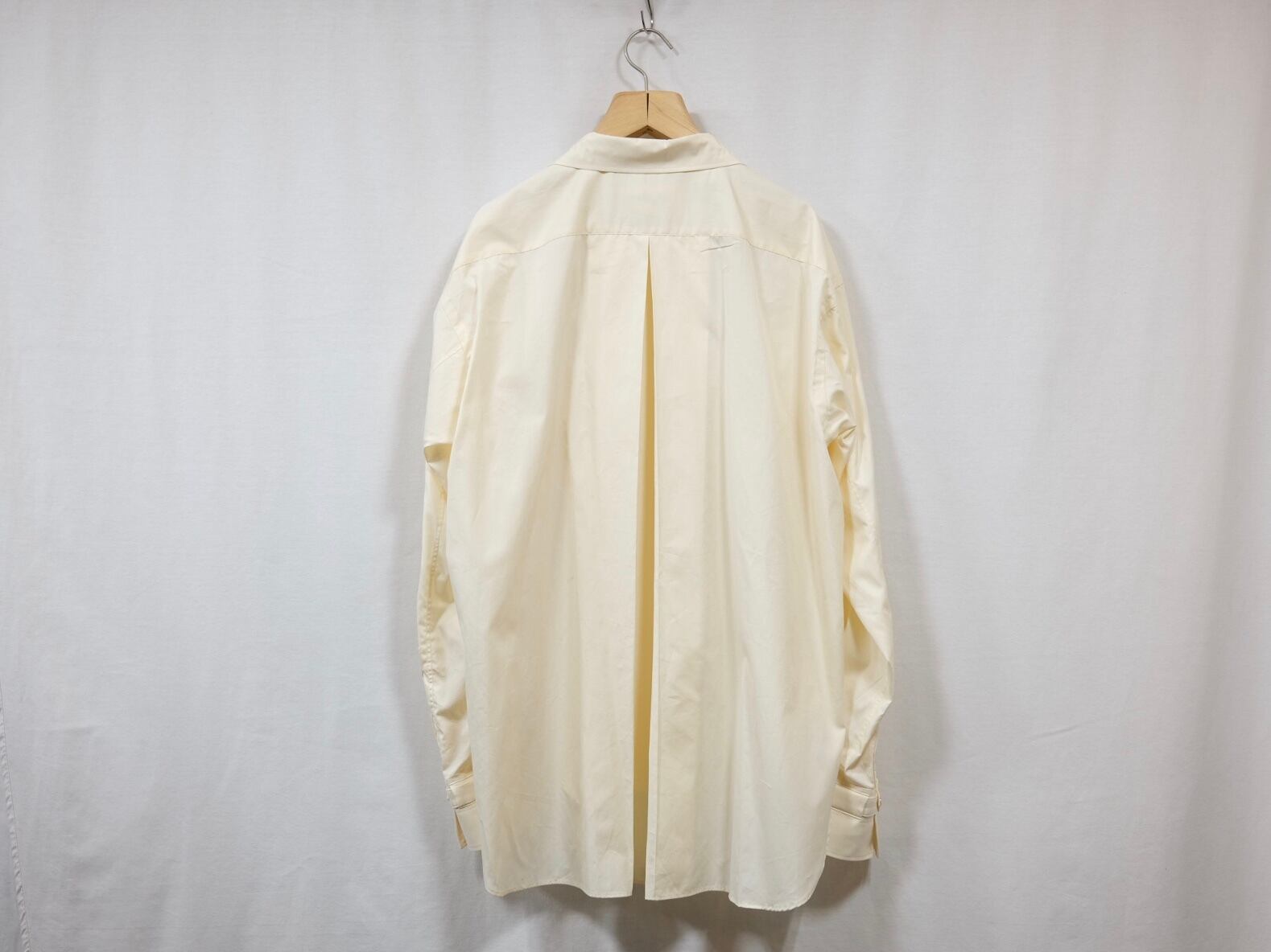 JUN MIKAMI “オープンカラーシャツ” Cream | Lapel online store powered by BASE