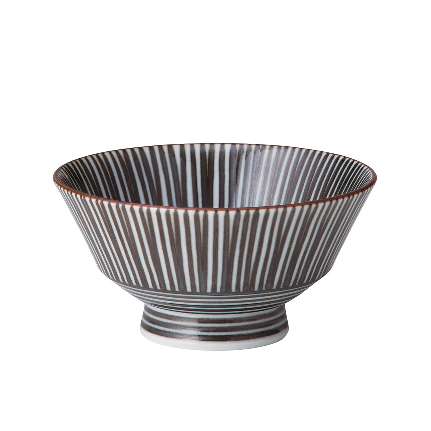 麦藁手 反中平（ご飯茶碗） 橙/青 小春花窯 瀬戸焼【伝統工芸品】【民