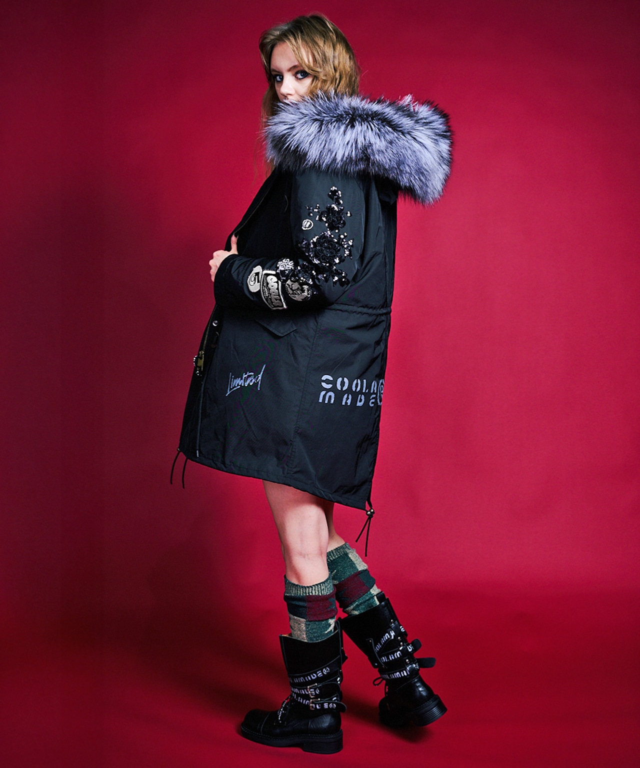 COOLA MADEベルテッドブーツ CQ-47540