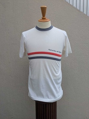 70s “Champion”  College Ringer T-Shirt　Made in USA