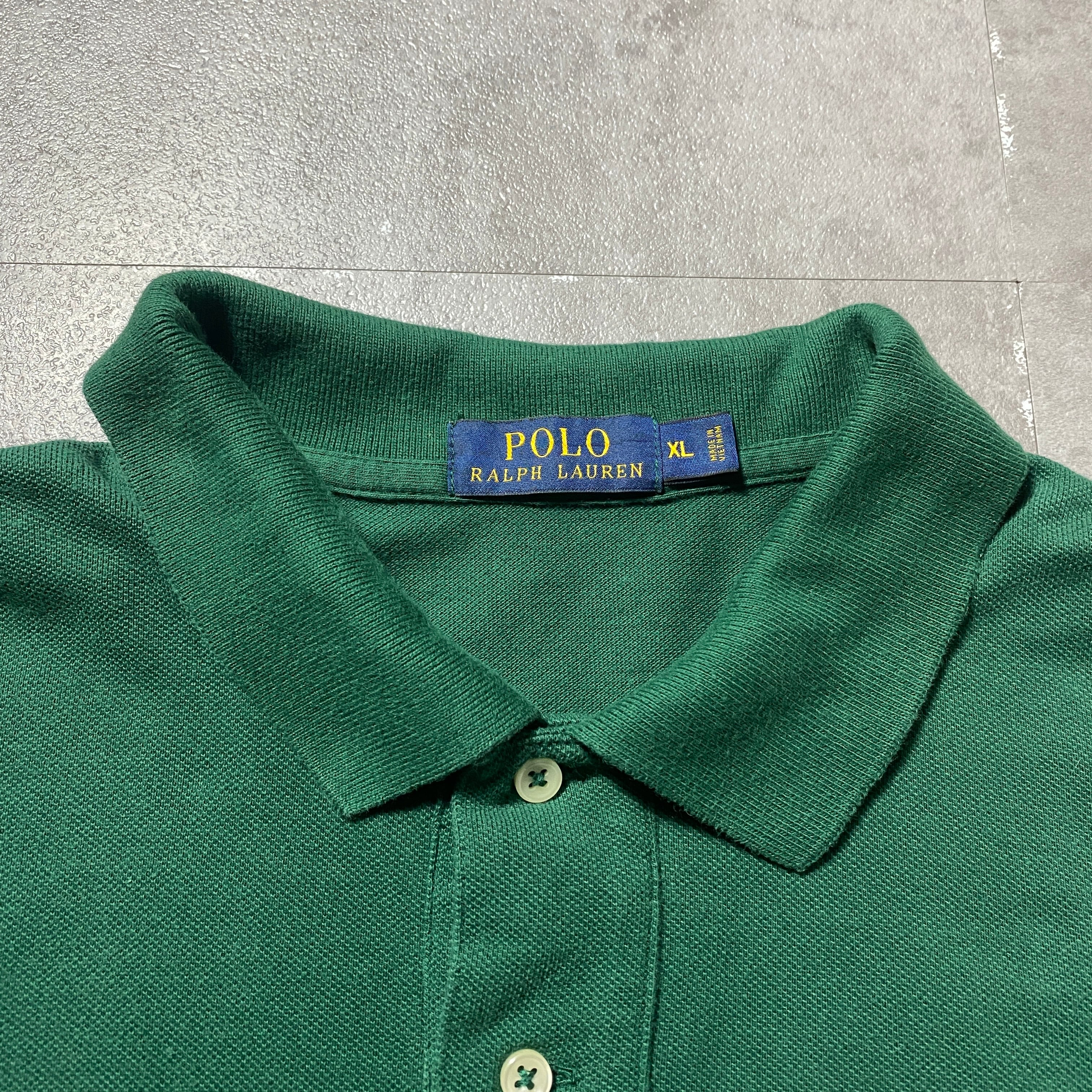 Polo by Ralph Lauren グリーン ポロシャツ XL Polo by Ralph Lauren ダークグリーン ［XL］ - メルカリ