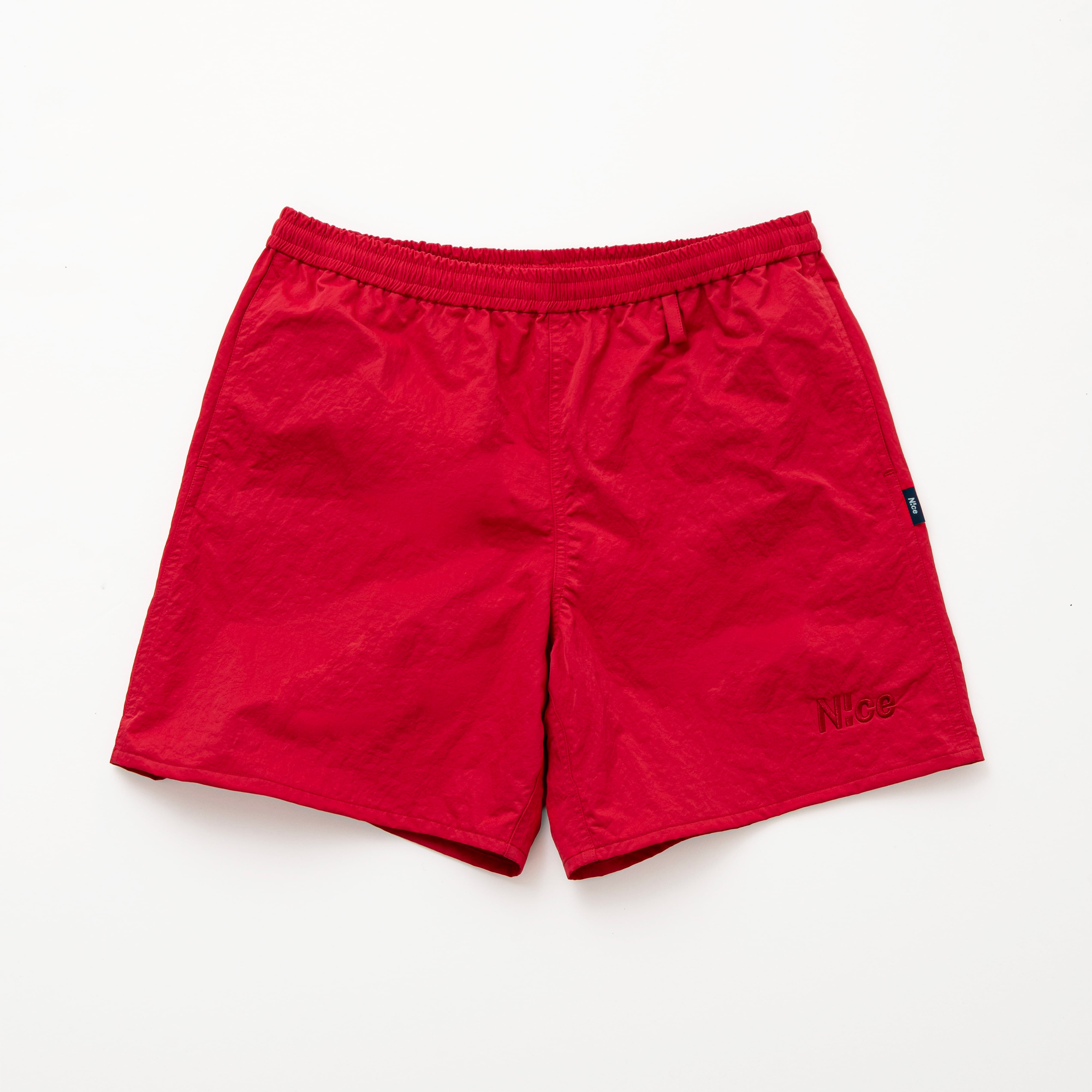 N!ce nylon half pants(RED)