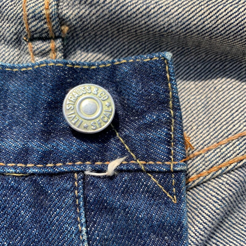 60's LEVI'S リーバイス 501 Big E Sタイプ デニム 濃紺 Vステッチ