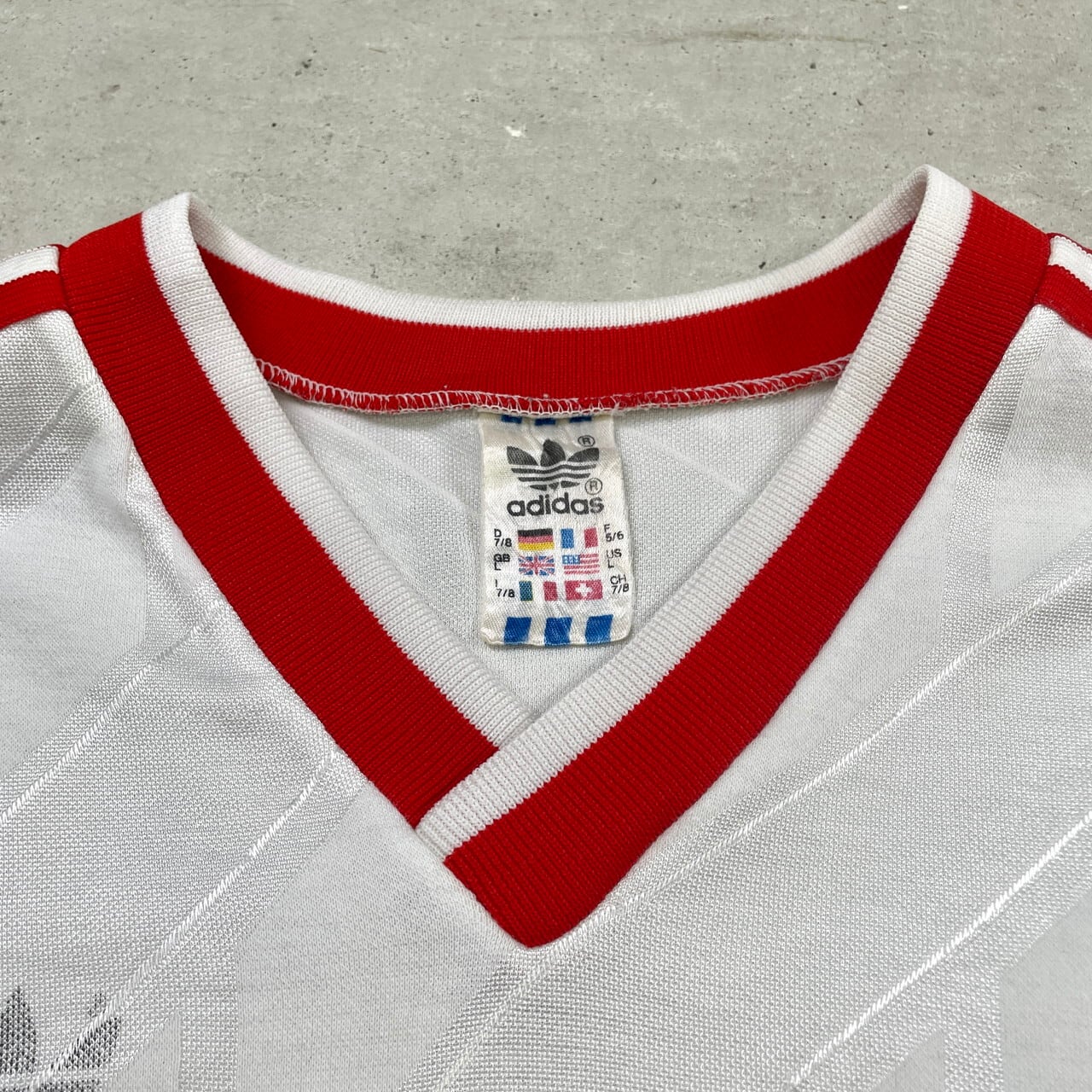 80年代 西ドイツ製 adidas アディダス トレフォイルロゴ サッカー 
