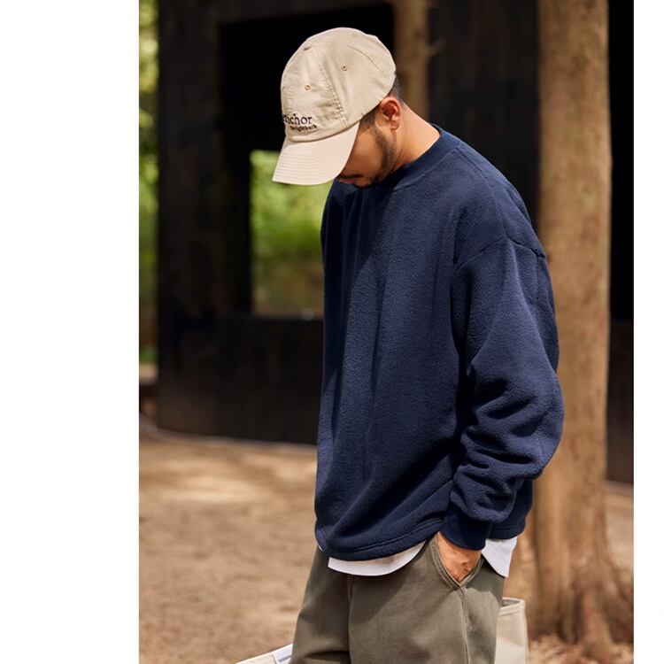 ★PPOLAR FLEECE ROUND NECK SWEATSHIRT　　　A0507