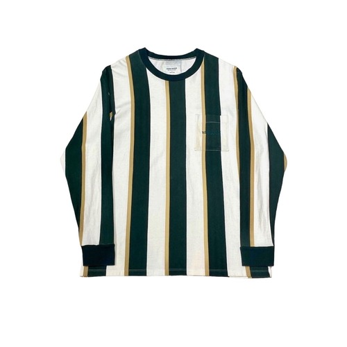 NOON GOONS - Stripe Long Tee (size-L) ¥9000+tax