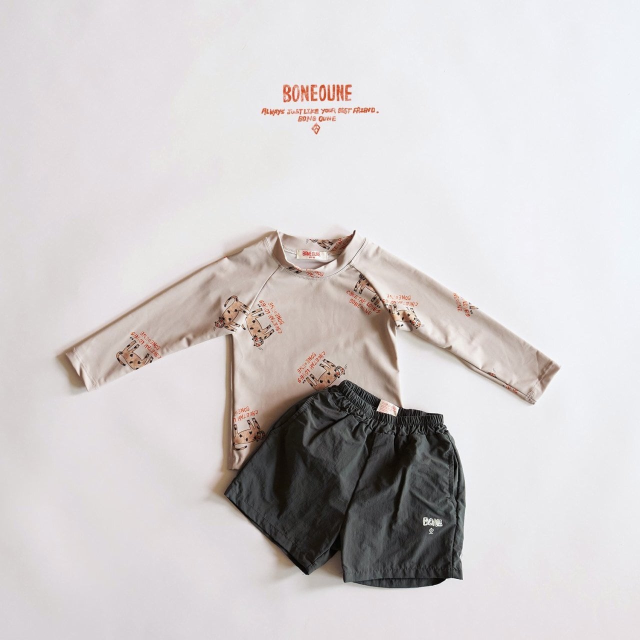 sold out» Boneoune プレイラッシュガード 3colors | 子供服