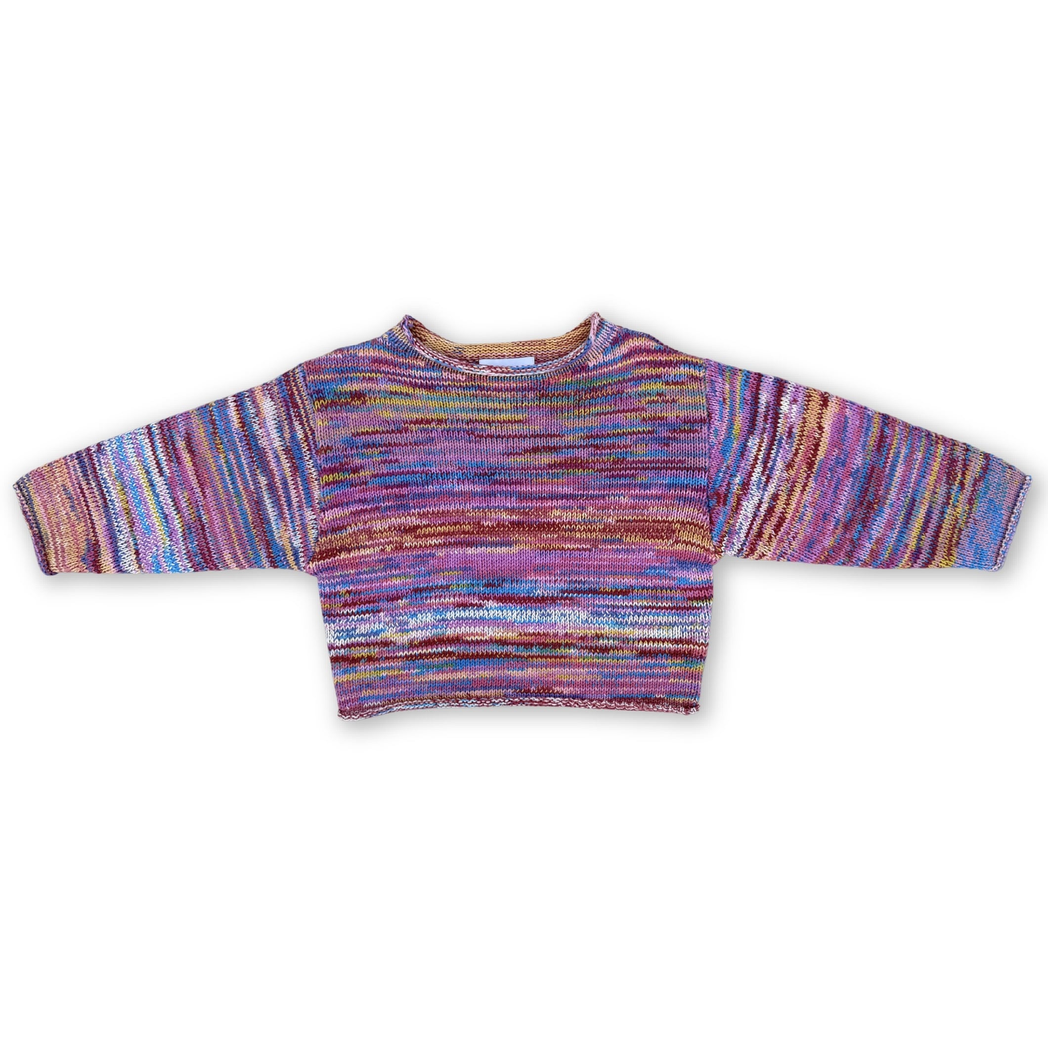 Grown Organic Knitted Pullover【2-6Y】Rainbow