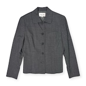 HANAE MORI Deux ハナエモリ セットアップ スーツ ジャケット ブレザー スカート 38 /グレー/日本製