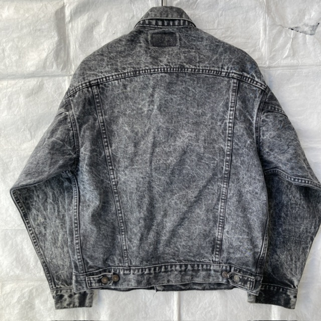 Levi’s 70507-0253 デニムジャケット ブラック USA製 M ① 画像2