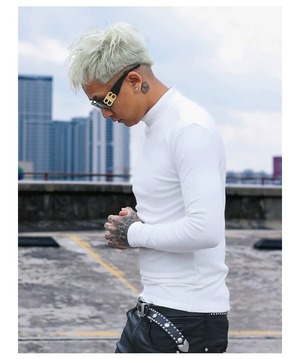 RELAX mock neck long sleeve