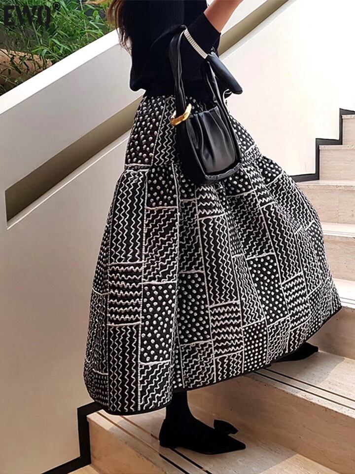 Aラインロングスカート