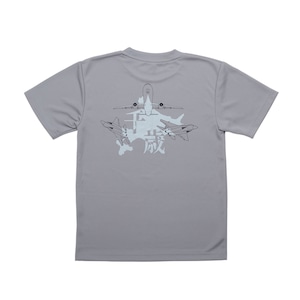 自衛隊グッズ Tシャツ 航空自衛隊 千歳基地 千歳のまちの航空祭Tシャツ ドライタイプ「燦吉 さんきち SANKICHI」