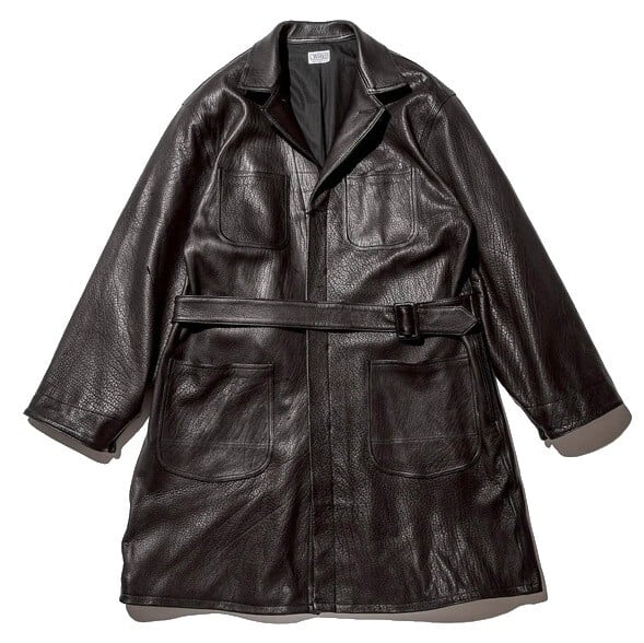 C-WORKS(シーワークス)~”Agents” Deerskin Shop Coat~