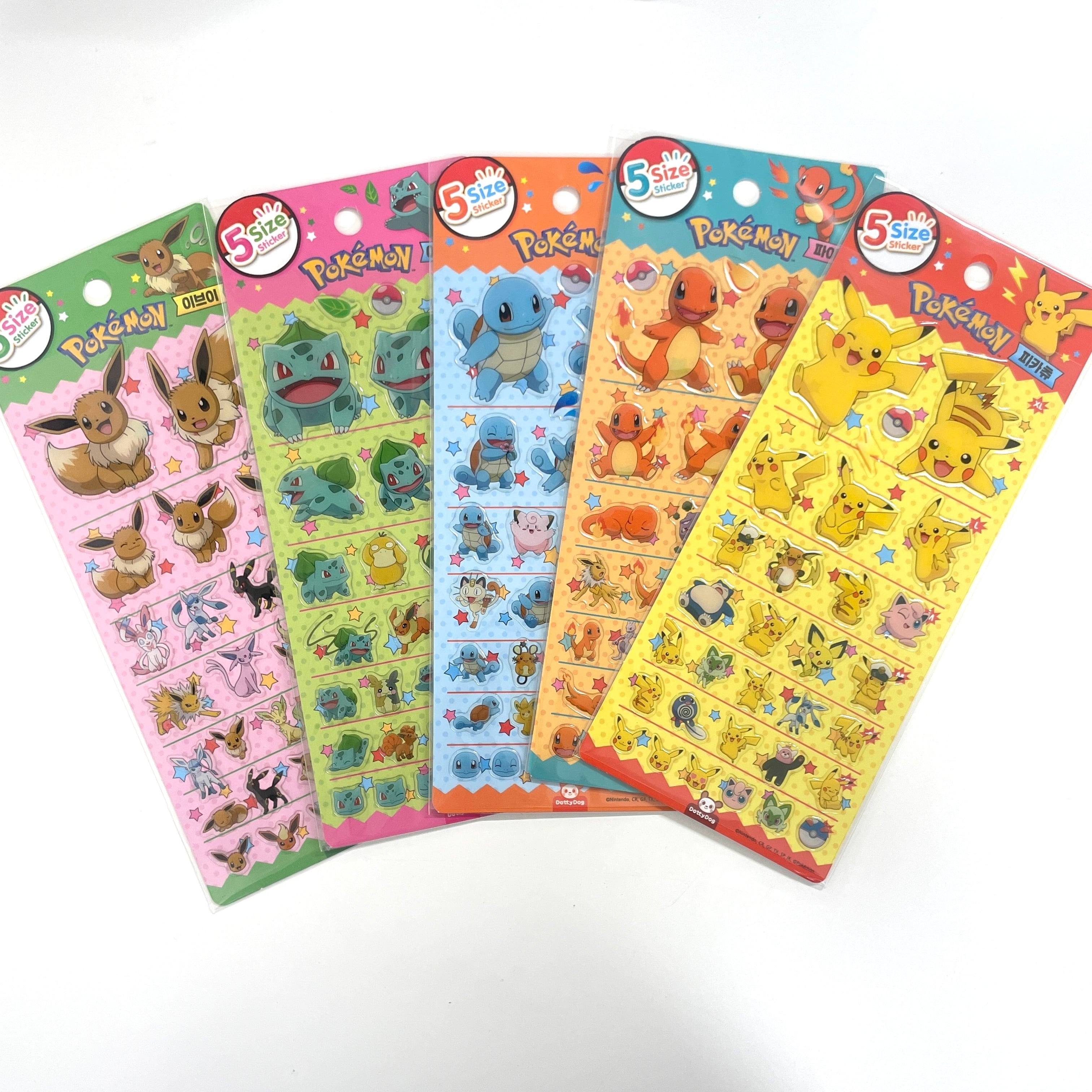 韓国限定】ポケモン マシュマロシール ステッカー コットンパフィ